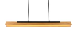 Kerala LED Taklampa mattsvart/ trä