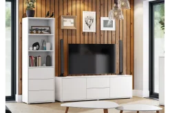 Kintore Möbelset För Vardagsrum White