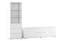 Kintore Möbelset För Vardagsrum White