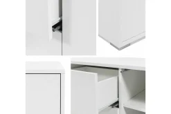 Kintore Möbelset För Vardagsrum White