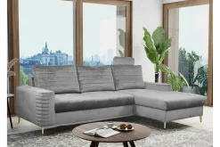 Kintore 3-sits Hörnbäddsoffa Light grey/Dark grey