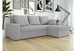 Kintore 3-sits Hörnbäddsoffa Ljusgrå