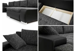 Kintore 4-sits Hörnbäddsoffa beige