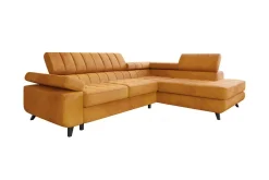 Kintore 3-sits Hörnbäddsoffa Dark yellow