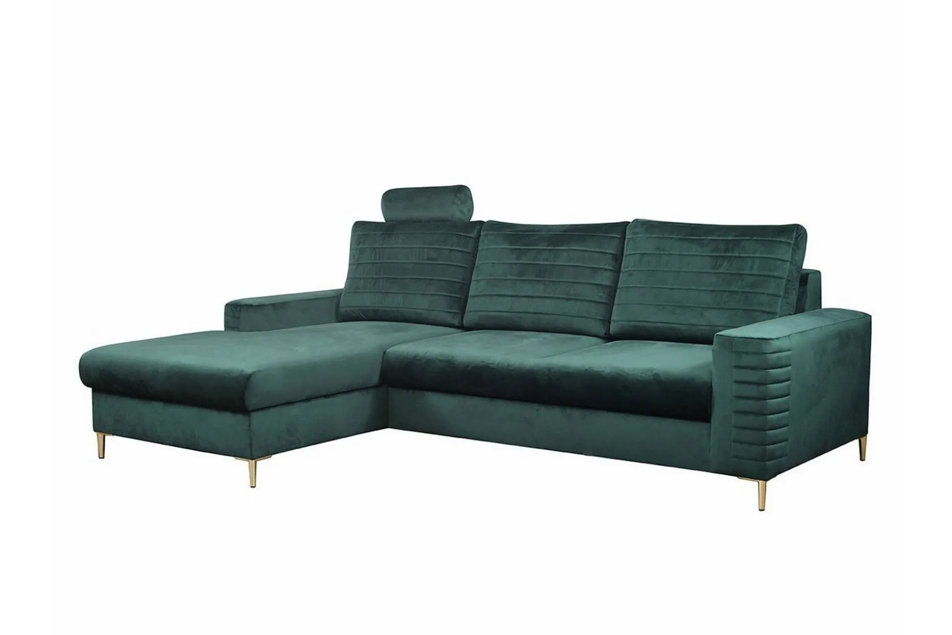 Kintore 3-sits Hörnbäddsoffa Green