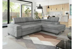 Kintore 3-sits Hörnbäddsoffa Light grey/Dark grey