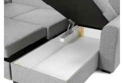 Kintore 4-sits Hörnbäddsoffa White