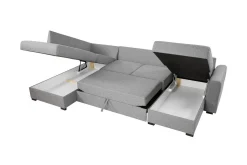 Kintore 4-sits Hörnbäddsoffa White