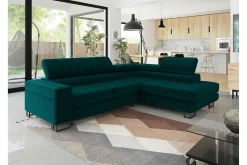 Kintore 3-sits Hörnbäddsoffa Dark Turquoise