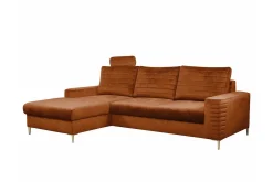 Kintore 3-sits Hörnbäddsoffa Dark Orange