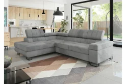 Kintore 3-sits Hörnbäddsoffa Ljusgrå