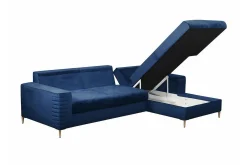 Kintore 3-sits Hörnbäddsoffa Ljusgrå