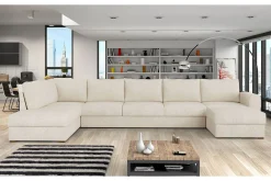 Kintore 6-sits Hörnbäddsoffa Beige/Light beige