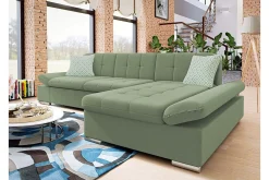 Kintore 3-sits Hörnsoffa Light green