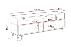 Kintore Tv-skåp 150 cm