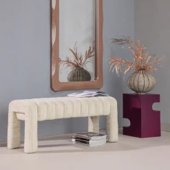 Klädd Bänk Frex 110 cm