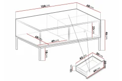 Klinkerville Soffbord 68,1 cm