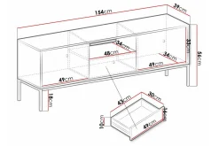 Klinkerville Tv-skåp 154 cm
