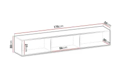 Klinkerville Tv-skåp 175 cm