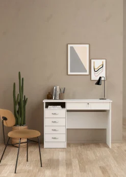 Klintberg Skrivbord med 5 lådor 109x48x76 cm