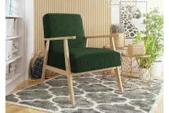Knocklong Fåtölj Dark green/Brown