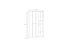 Konitsa Highboard 53x91 cm