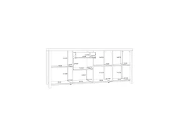 Konitsa Sideboard 52x210 cm