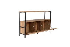 Konsolbord Hemani Atlantisk Furu Svart