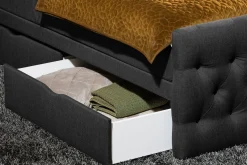 Kontinentalsäng Cloud47 Francisco Sängpaket Black Lådor