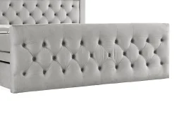 Kontinentalsäng Cloud47 Francisco Sängpaket Dark grey Lådor