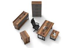 Kontorsmöbelset Mono 11 Barock / Antracit