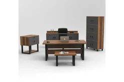 Kontorsmöbelset Mono 11 Barock / Antracit