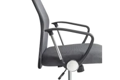 Kontorsstol Design Grå/svart/silver