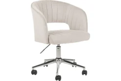 Kontorsstol Katonah Beige/Svart/Silver