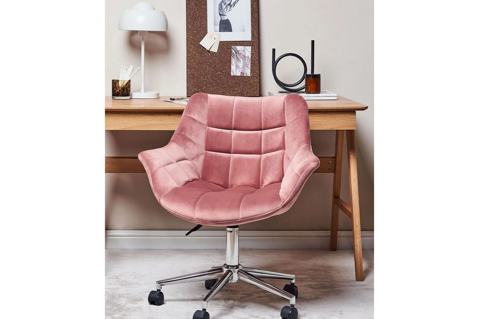 Kontorsstol Labelle Rosa