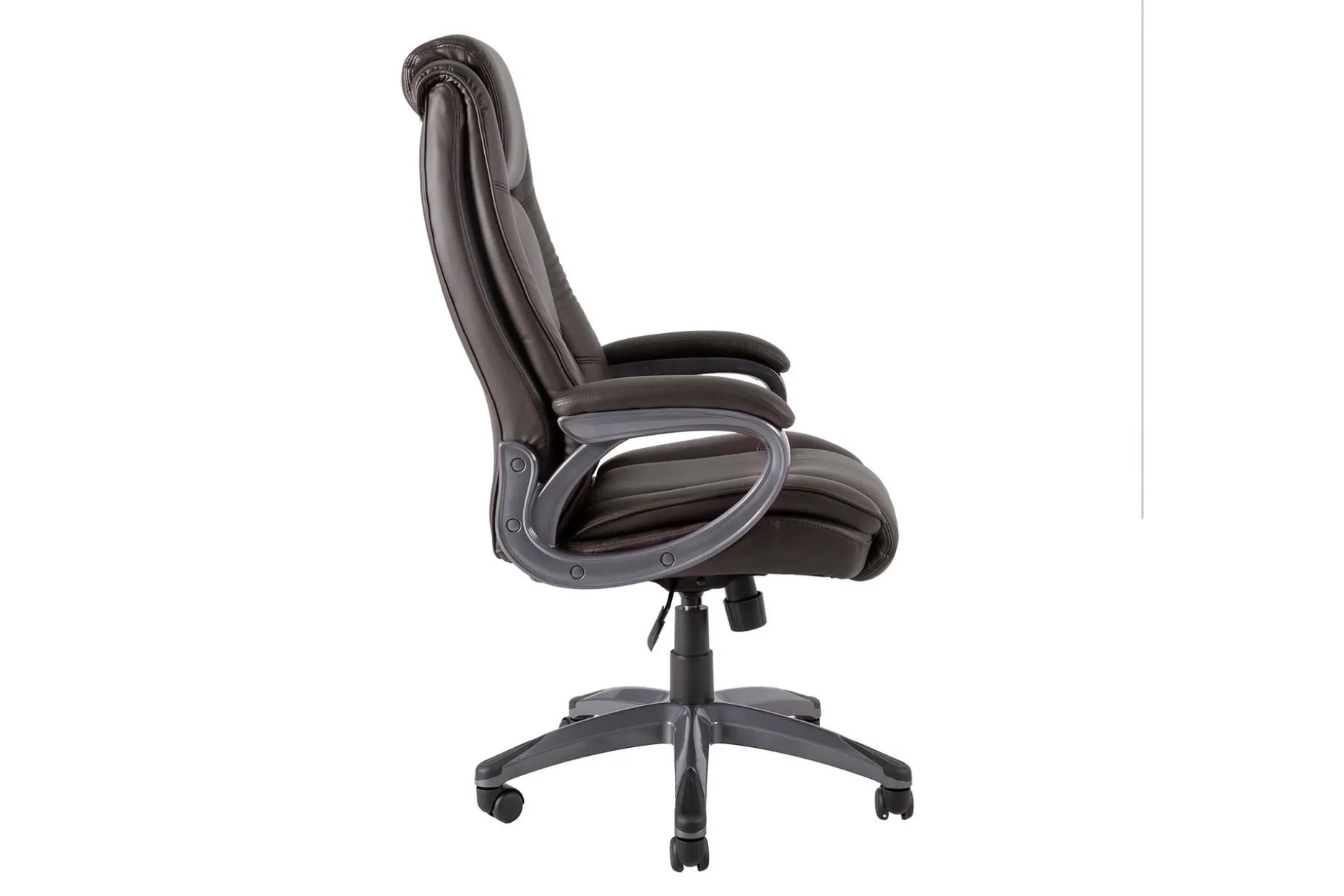 Kontorstol Calvin 81x65xh114-1215 cm Brun