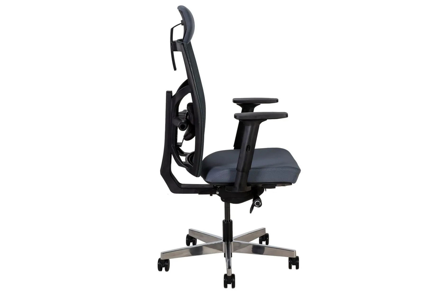 Kontorstol Tune 70x70xh111-128 cm Grå