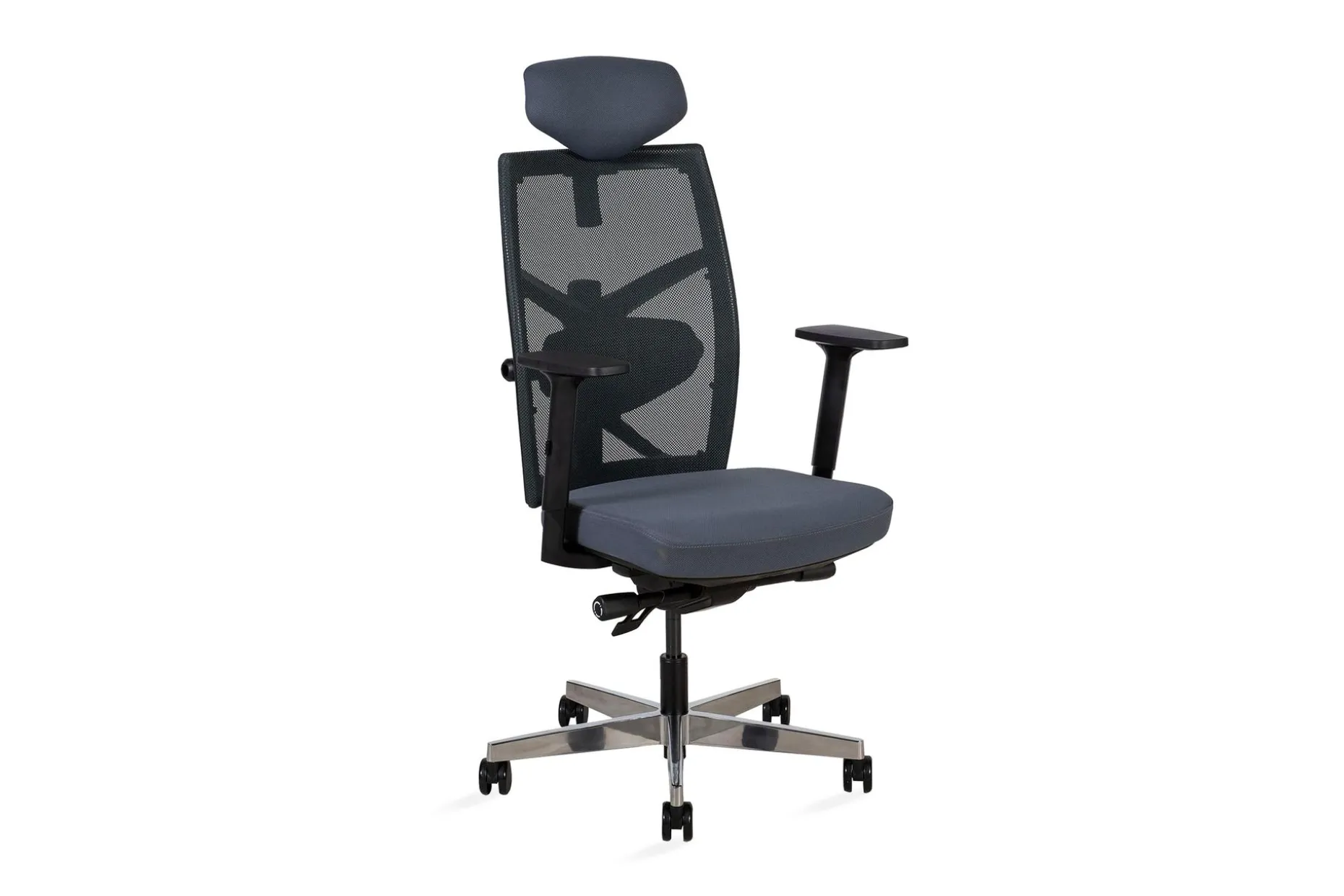 Kontorstol Tune 70x70xh111-128 cm Grå