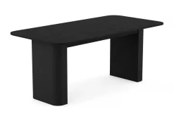Kopparbo Matbord 180-240 cm Förlängningsbart med 4 Lucy Matstolar