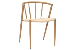Kopparbo Matbord 180-240 cm Förlängningsbart med 6 Winston Matstolar