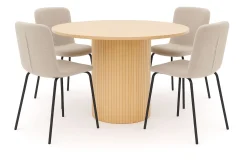 Kopparbo Matbord 106 cm med 4 Katy Matstolar
