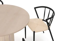 Kopparbo Matbord 106 cm med 4 Winston Matstolar