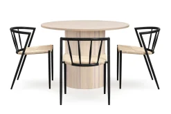 Kopparbo Matbord 106 cm med 4 Winston Matstolar