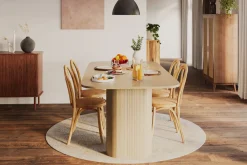 Kopparbo Matbord Ljust trä Rektangulärt 200 cm