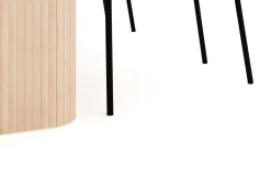 Kopparbo Matgrupp 180-240 cm Förlängningsbart med 4 Gemmiano Matstolar