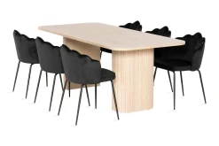 Kopparbo Matgrupp 200 cm inkl 6 Broddhult Stolar