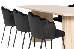 Kopparbo Matgrupp 200 cm inkl 6 Broddhult Stolar