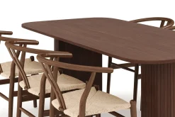 Kopparbo Matgrupp 200 cm med 6 Dastoori Matstol