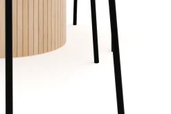 Kopparbo Matgrupp 106 cm Rund Förlängningsbart med 4 Gemmiano Matstolar