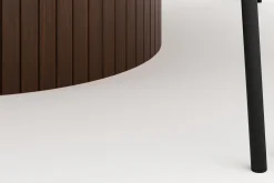 Kopparbo Runt Matbord 180 cm med 8 Gemmiano Stolar
